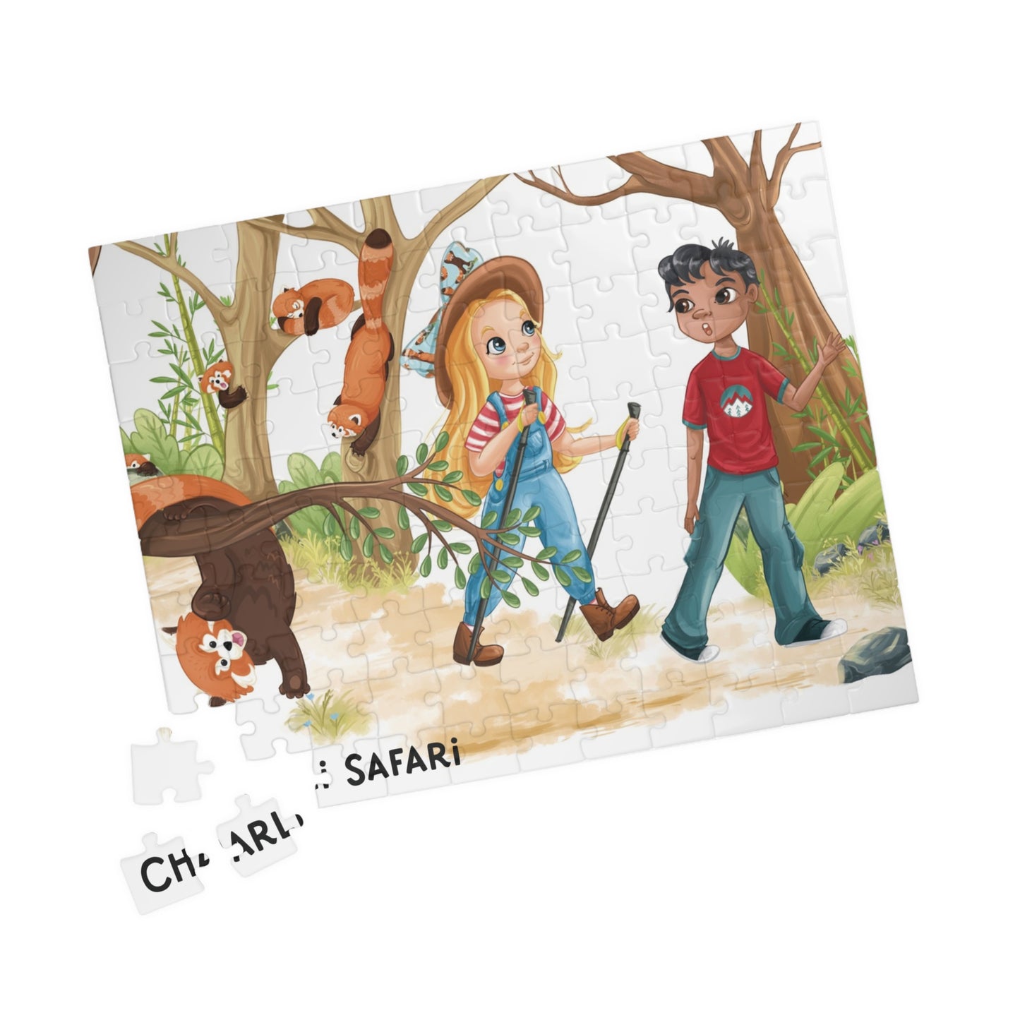 Charli Safari Red Panda 110 Piece Puzzle