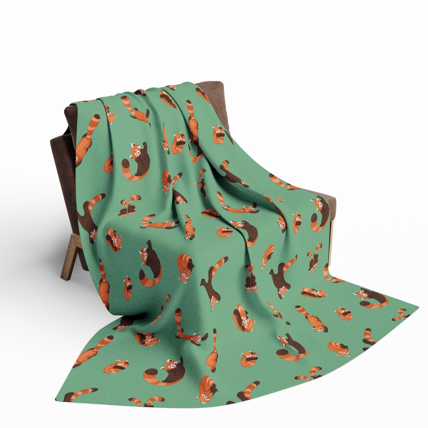 Charli Safari Red Panda Fleece Blanket