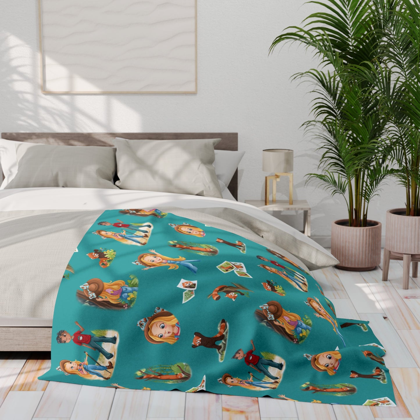 Charli Safari Fleece Blanket
