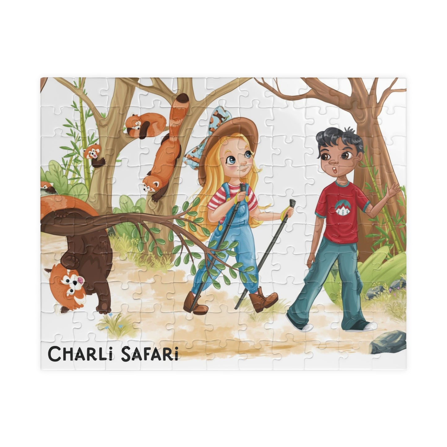 Charli Safari Red Panda 110 Piece Puzzle