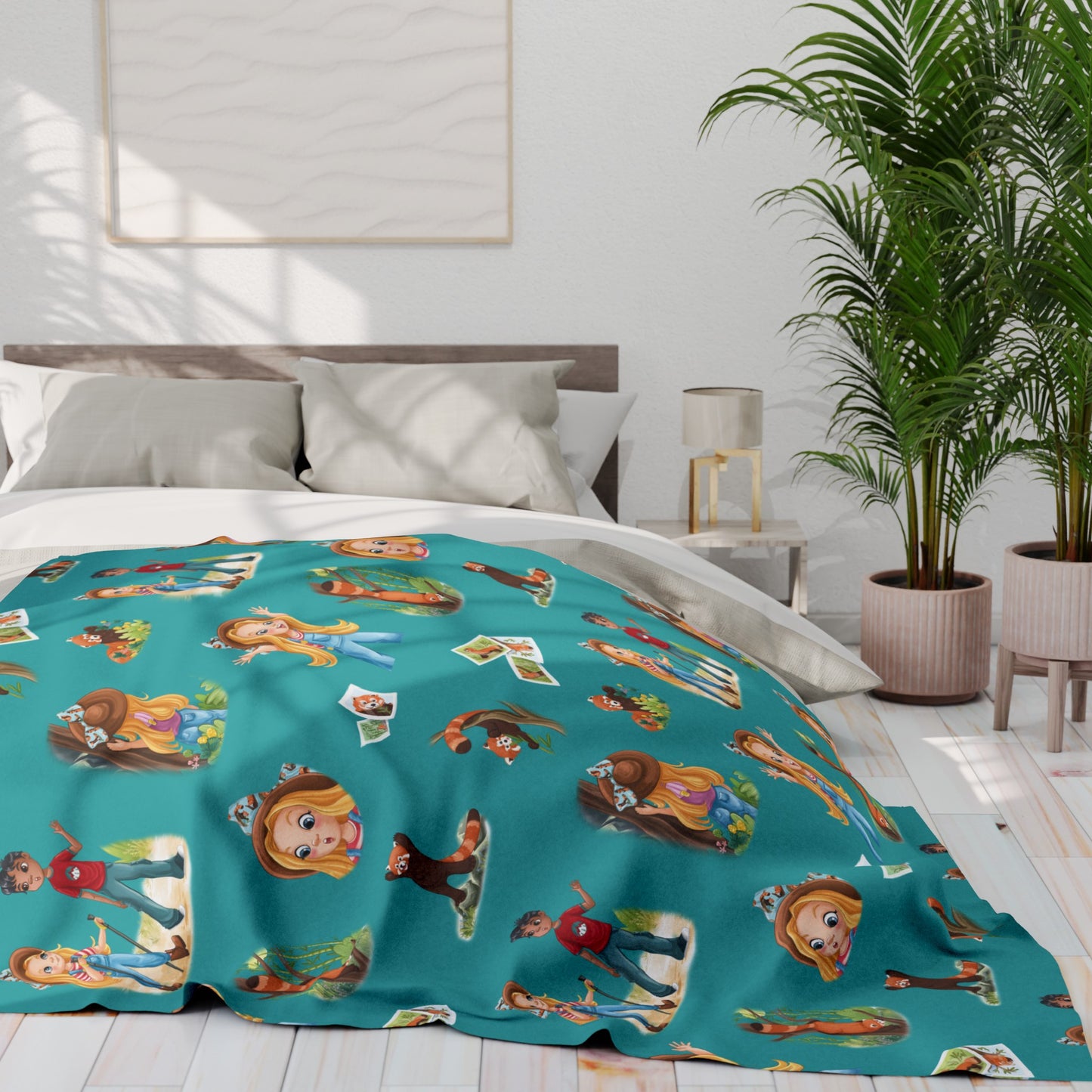 Charli Safari Fleece Blanket