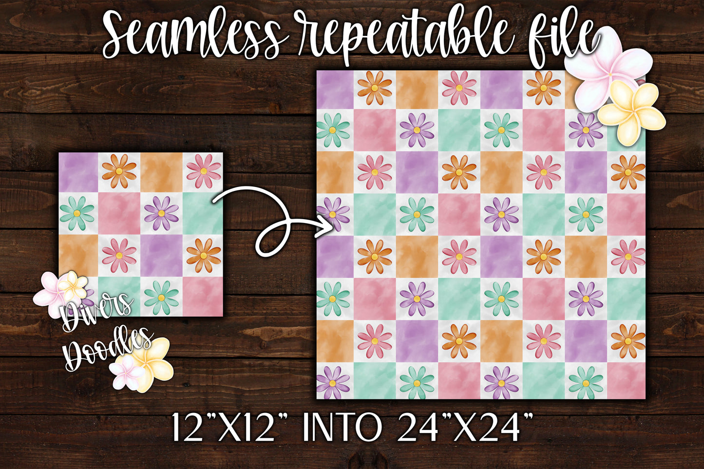 Groovy Flower Seamless