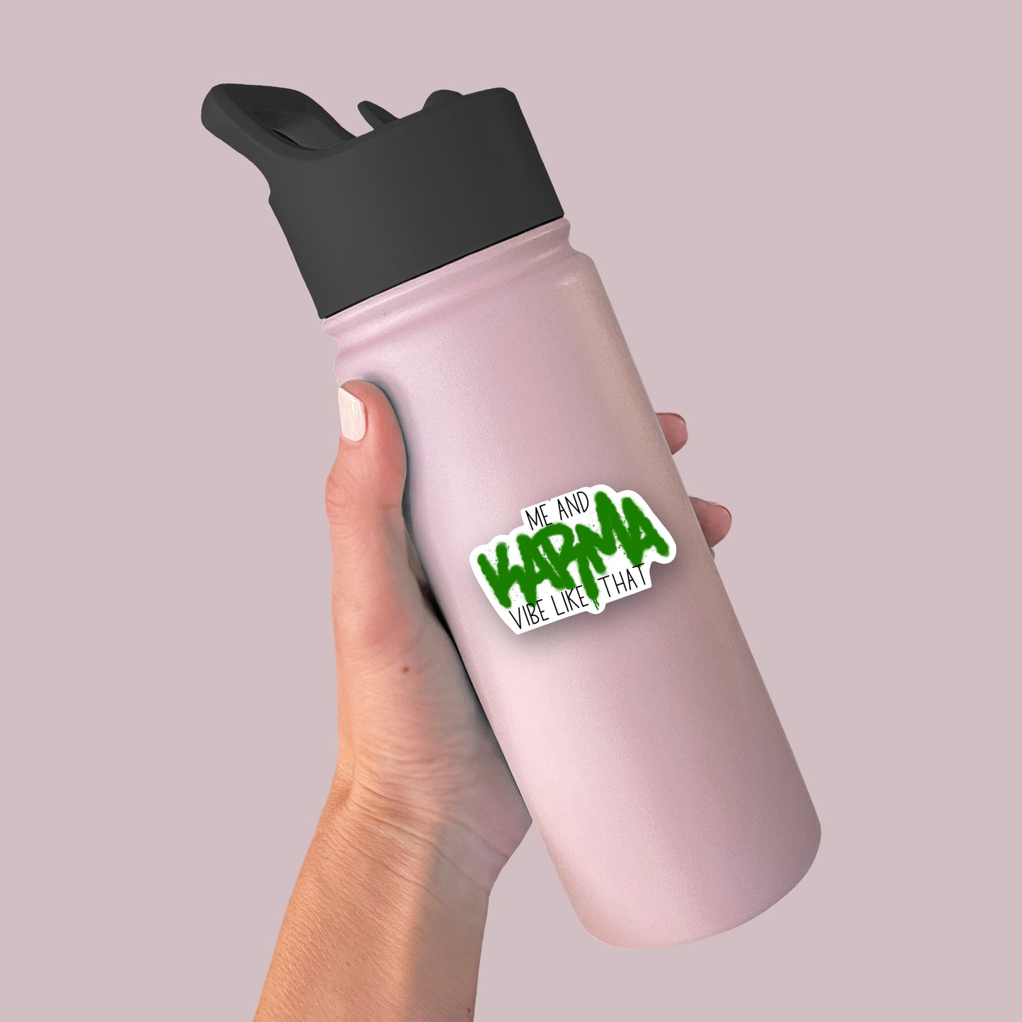 Me and Karma Vibe Like That Sticker