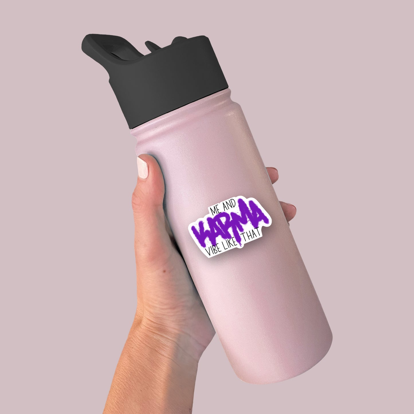 Me and Karma Vibe Like That Sticker
