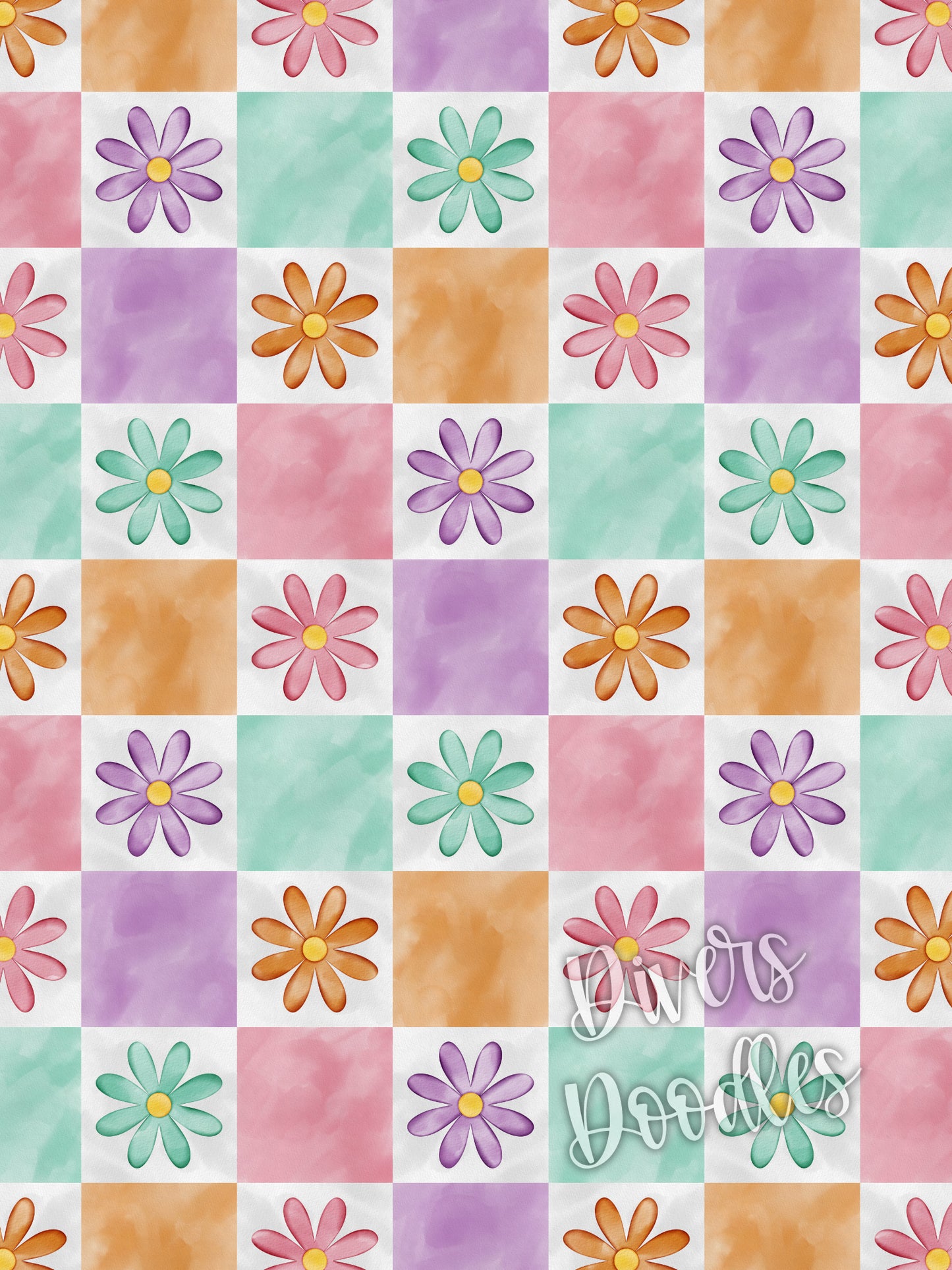 Groovy Flower Seamless