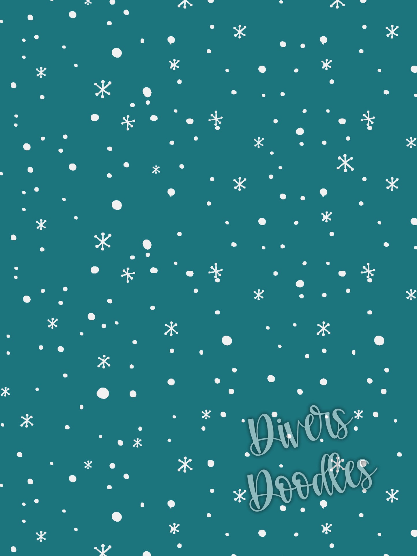 Orange and Teal Textured Mountain Seamless Pattern Collection
