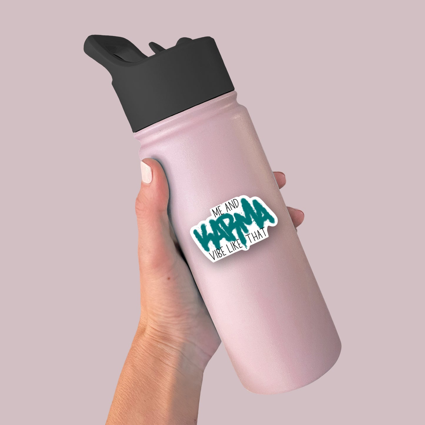 Me and Karma Vibe Like That Sticker