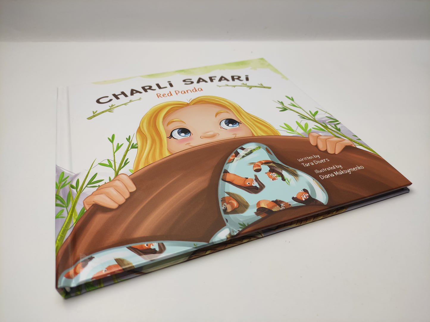 Charli Safari Red Panda Hardcover Book