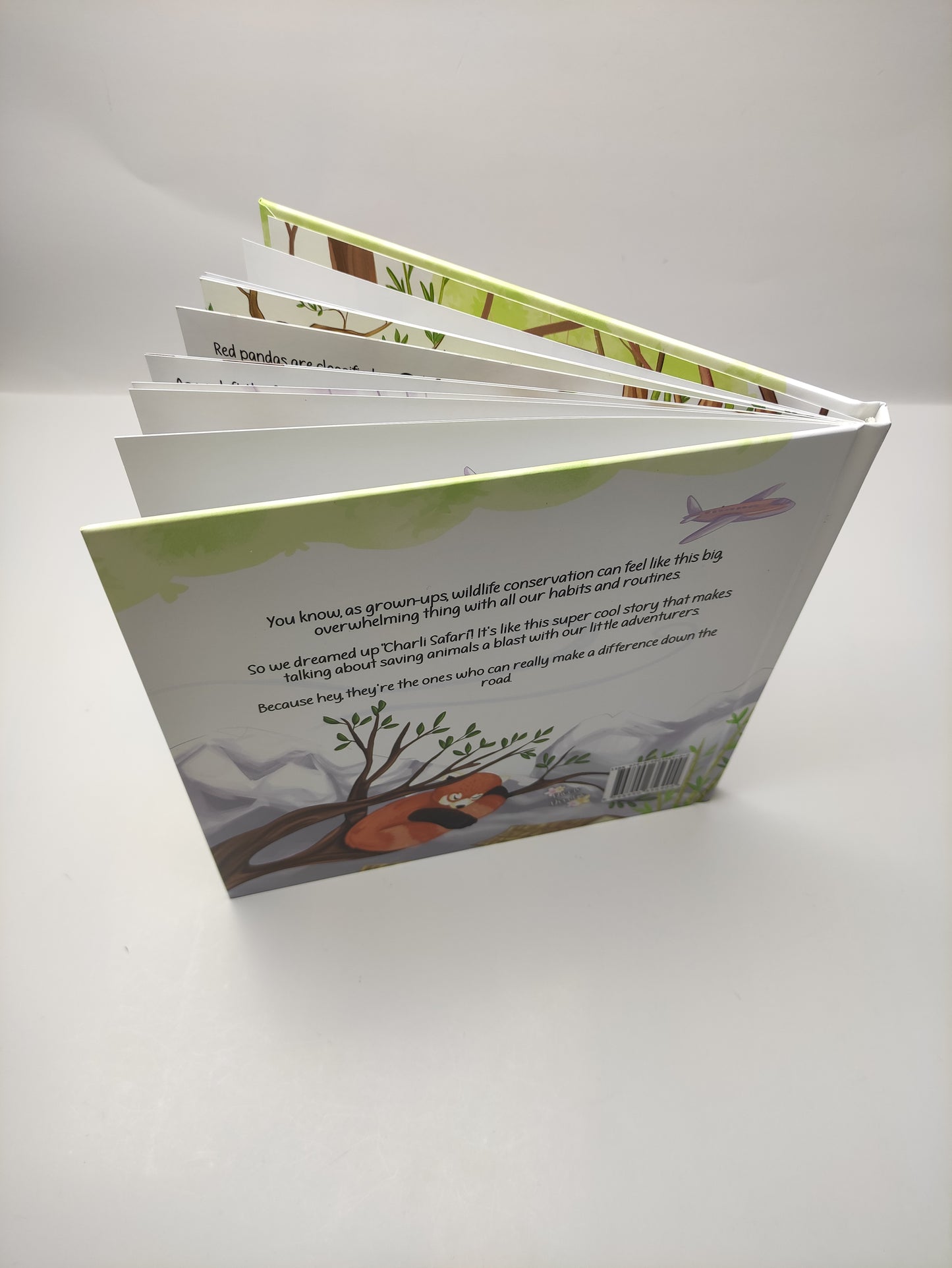 Charli Safari Red Panda Hardcover Book