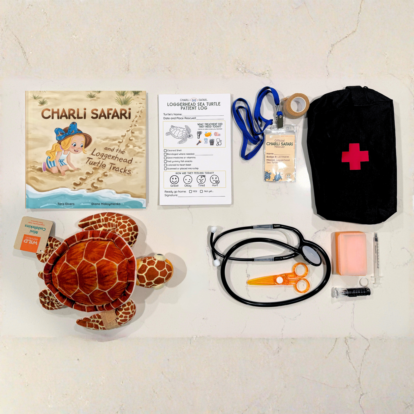 Charli Safari: Loggerhead Rescue Mission Gift Box