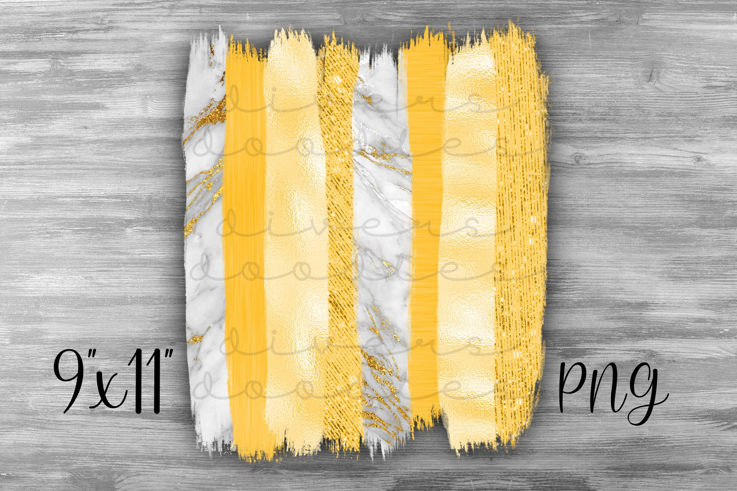 Yellow Brush Stroke PNG, Gold Brush Strokes File, Tumbler Sublimation Designs Downloads, Sublimation Designs For Mugs, Commercial Use