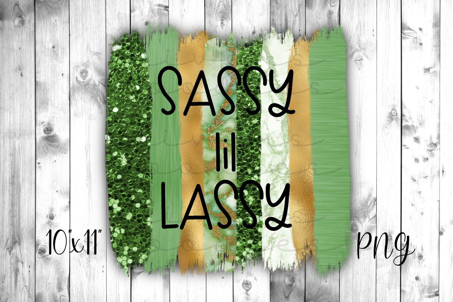 Brush Strokes PNG, St Patricks Day Digital Download, Gold Glitter Clipart, Sublimation Designs Downloads for Commercial Use, Green and Gold