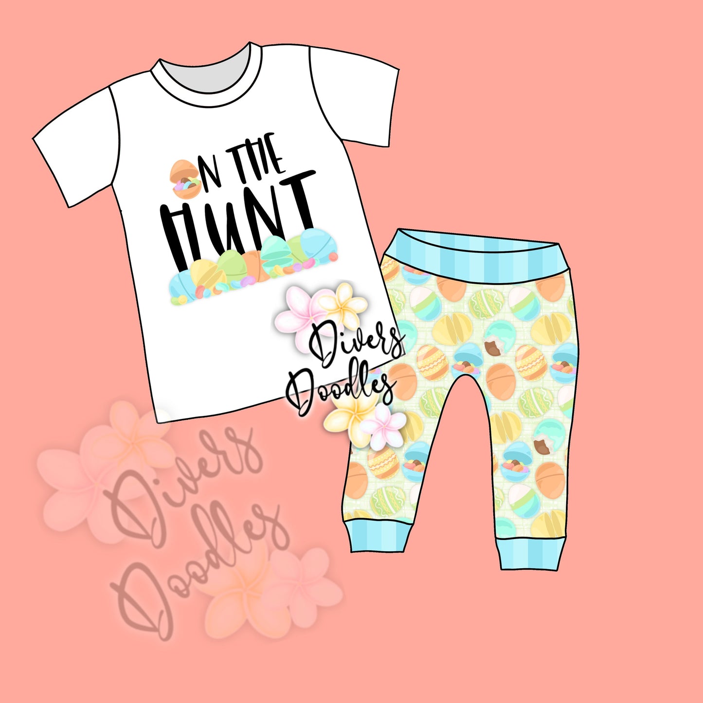 On The Hunt Easter Sublimation Design, Boy Easter PNG, Easter Egg Sublimation, Sublimation Downloads Easter, Spring PNG for Shirts