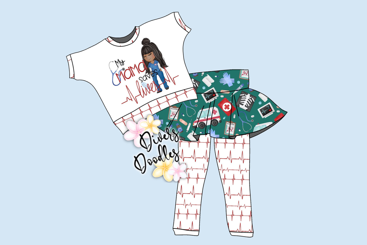 Daddy PNG, Doctor Illustration, Sublimation Designs for Kids, Commercial Use PNG, Medical PNG Files for Tshirts, Waterslide Digital Download