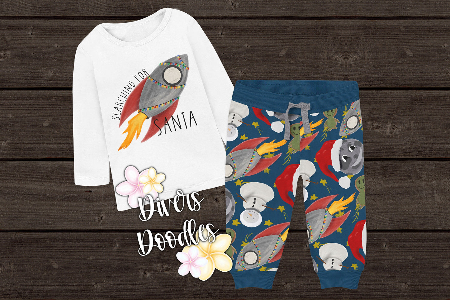 Christmas Sublimation Designs for Shirts, Funny Christmas Sayings, Space PNG for Kids, Rocket Ship Art, Outerspace Kids Shirt PNG