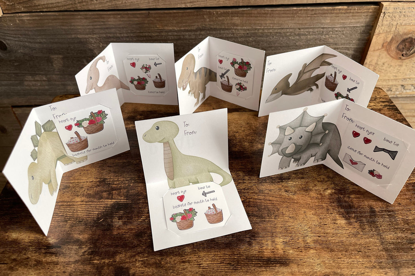Dinosaur Valentines Day Cards for Kids, Cute Dinosaur Stickers, Valentines For Classroom, Valentines for Preschool, Dinosaur Sticker Sheet
