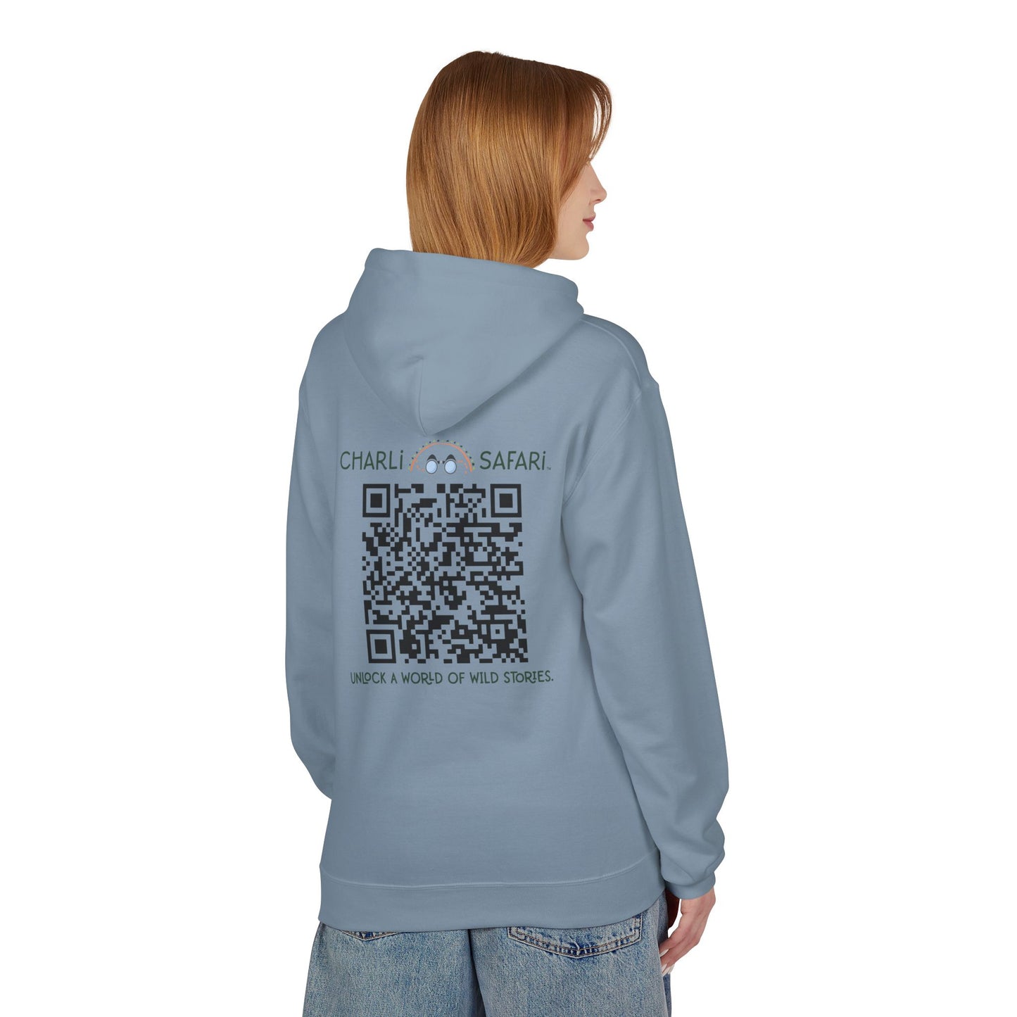 Safari Adventure Unisex Hoodie - Perfect for Nature Lovers, Adventurers, Charli Safari, Gift for Kids, Camping and Wildlife Enthusiasts