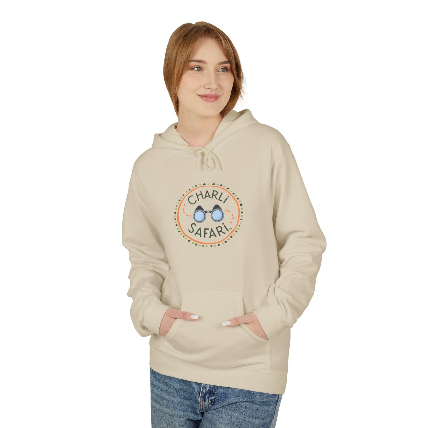 Safari Adventure Unisex Hoodie - Perfect for Nature Lovers, Adventurers, Charli Safari, Gift for Kids, Camping and Wildlife Enthusiasts