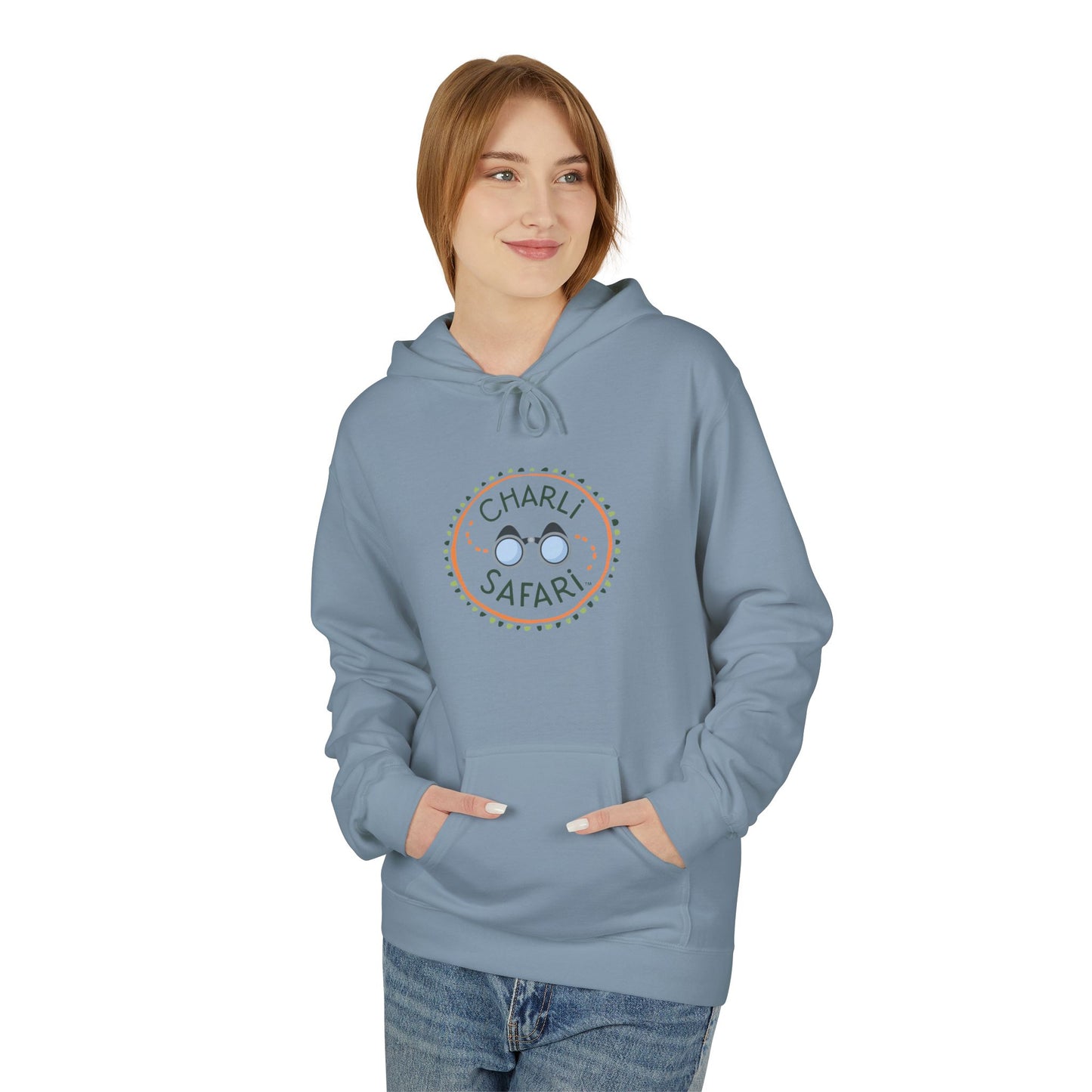 Safari Adventure Unisex Hoodie - Perfect for Nature Lovers, Adventurers, Charli Safari, Gift for Kids, Camping and Wildlife Enthusiasts