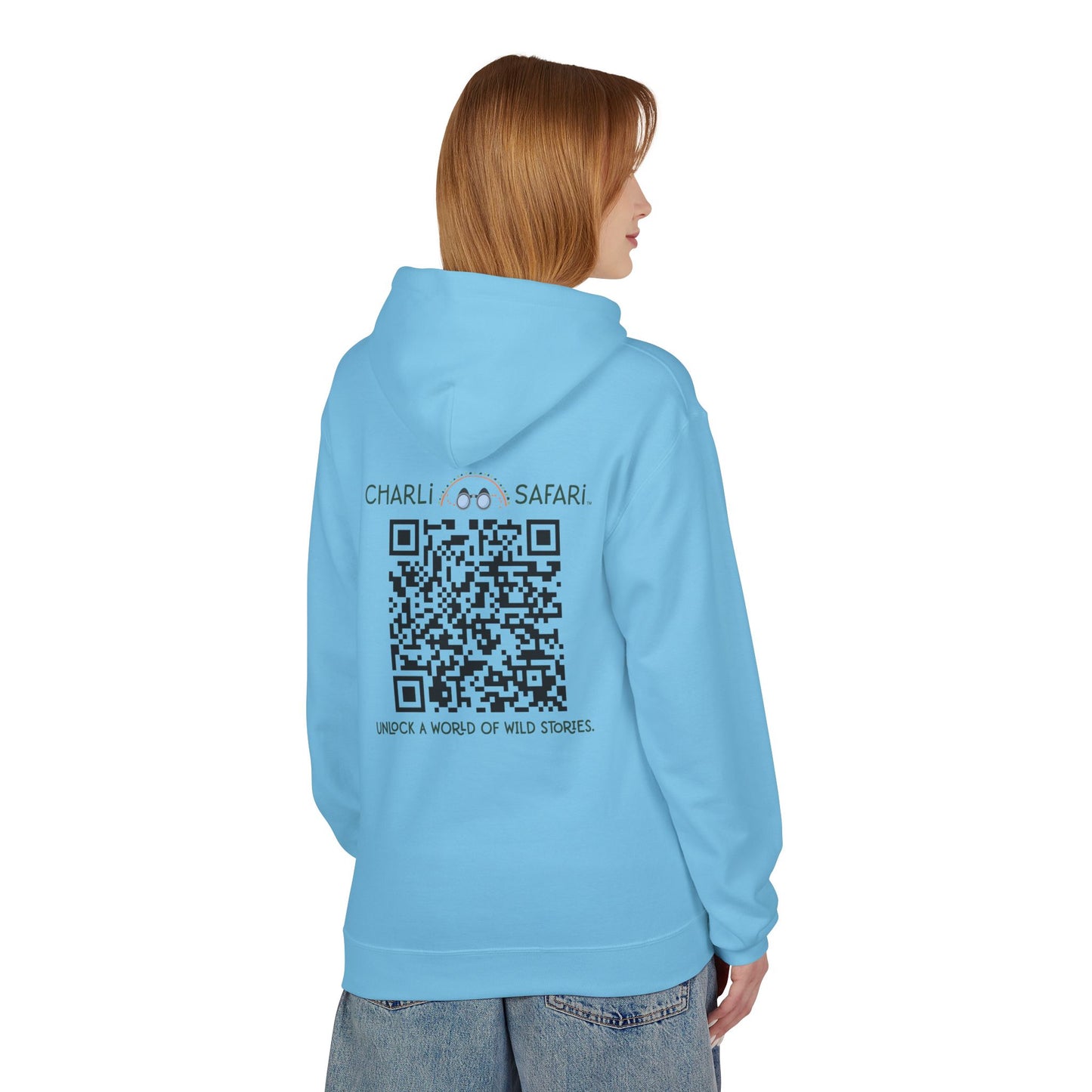 Safari Adventure Unisex Hoodie - Perfect for Nature Lovers, Adventurers, Charli Safari, Gift for Kids, Camping and Wildlife Enthusiasts