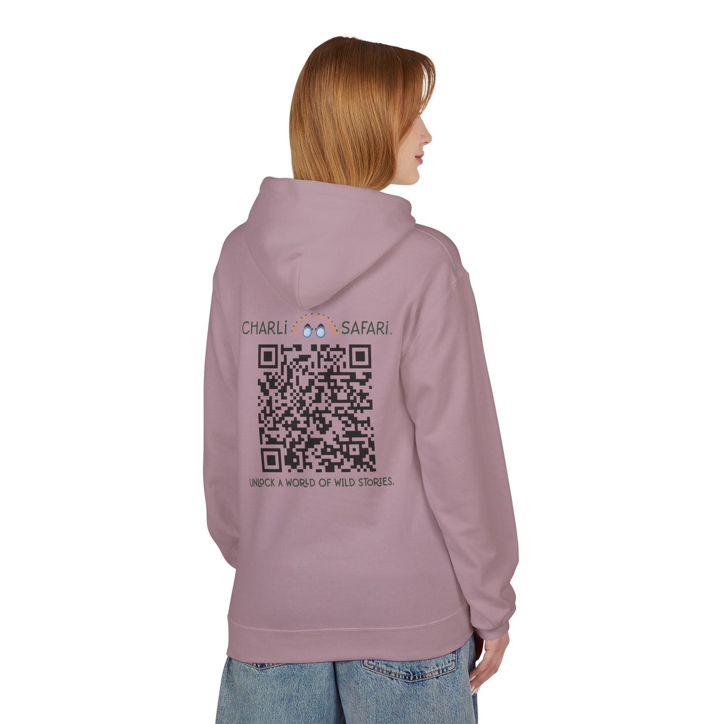Safari Adventure Unisex Hoodie - Perfect for Nature Lovers, Adventurers, Charli Safari, Gift for Kids, Camping and Wildlife Enthusiasts