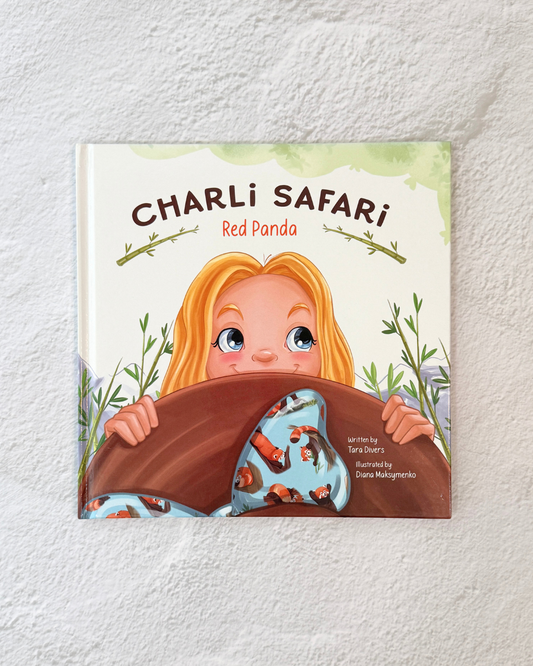 Charli Safari Red Panda Hardcover Book