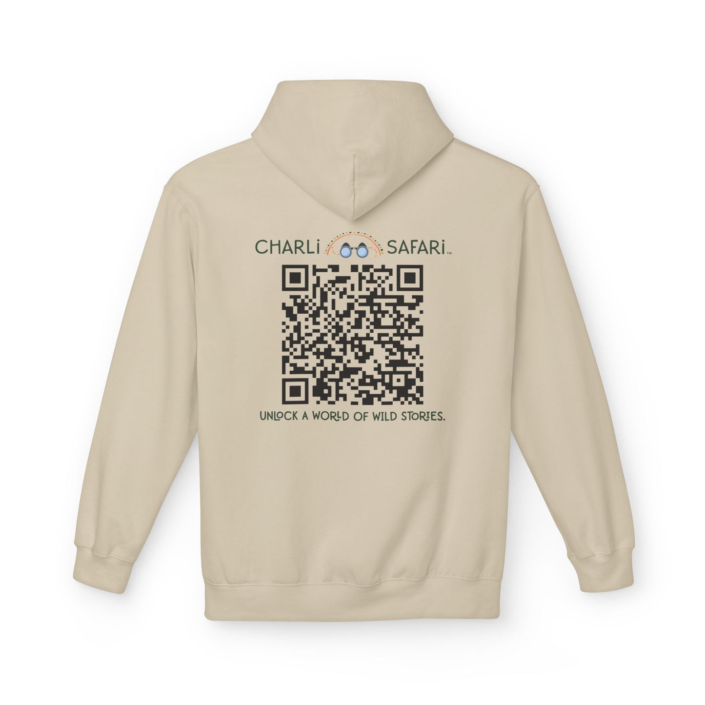 Safari Adventure Unisex Hoodie - Perfect for Nature Lovers, Adventurers, Charli Safari, Gift for Kids, Camping and Wildlife Enthusiasts