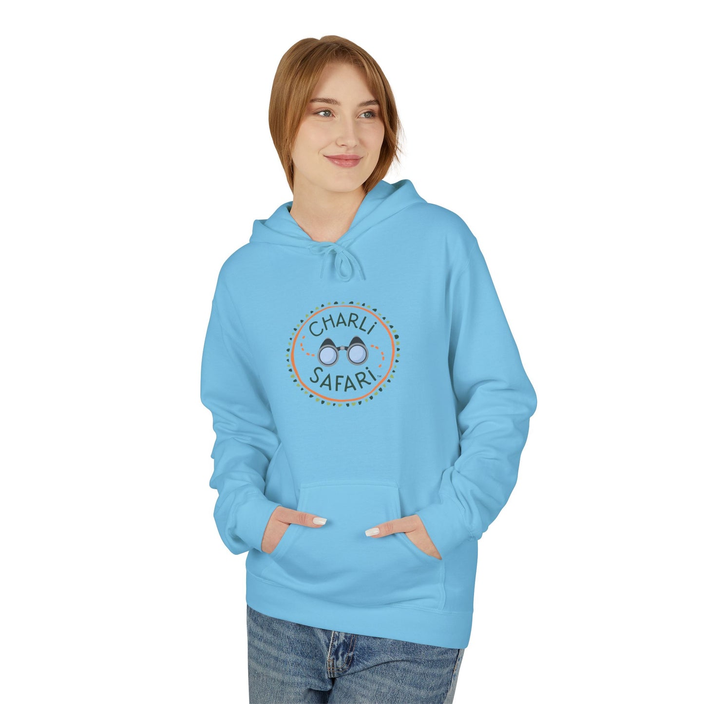 Safari Adventure Unisex Hoodie - Perfect for Nature Lovers, Adventurers, Charli Safari, Gift for Kids, Camping and Wildlife Enthusiasts