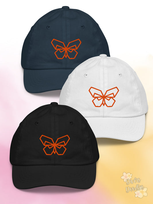 Monarch Butterfly Youth Baseball Cap