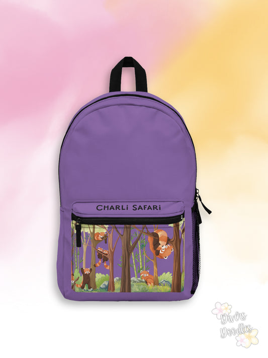 Charli Safari Purple Backpack