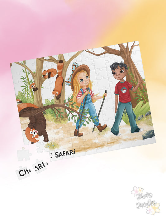 Charli Safari Red Panda 110 Piece Puzzle