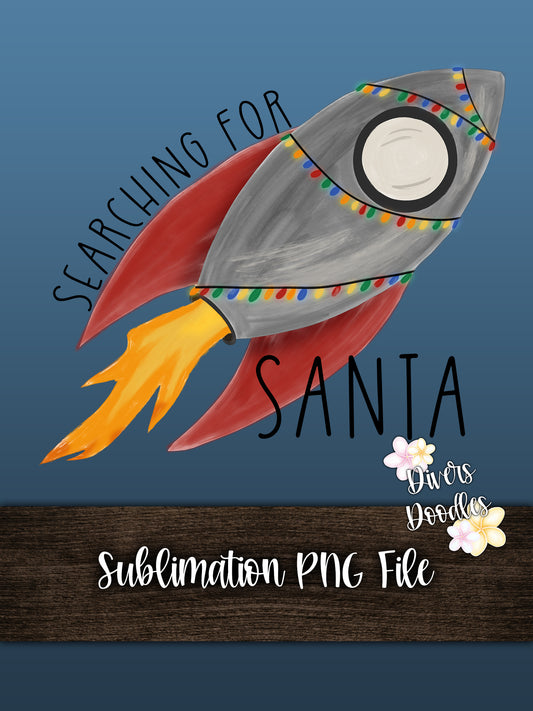 Christmas Sublimation Designs for Shirts, Funny Christmas Sayings, Space PNG for Kids, Rocket Ship Art, Outerspace Kids Shirt PNG