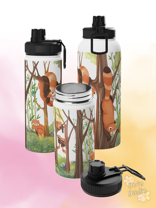 Red Panda Sports Water Bottle