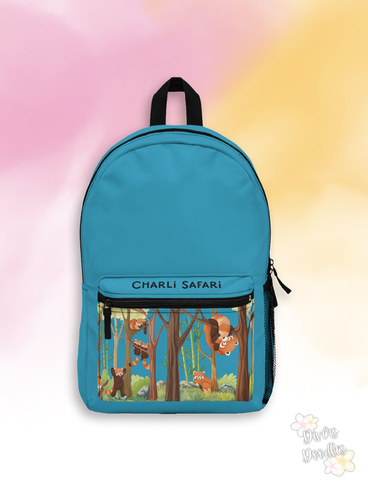 Charli Safari Teal Backpack