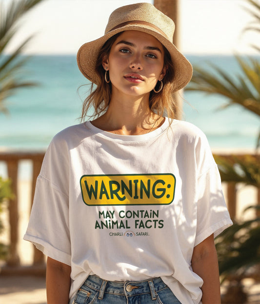 Funny Animal Facts Tee - Charli Safari Unisex
