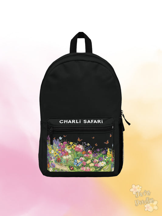 Charli Safari Black Monarch Butterfly Backpack