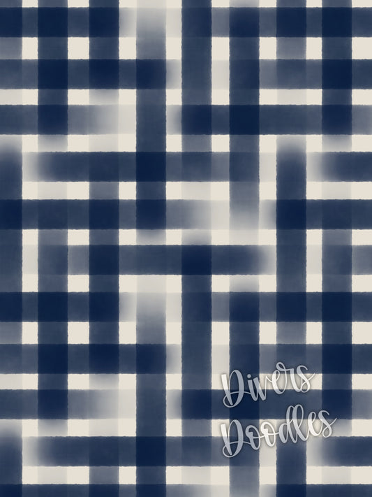 Blue Gingham Digital Paper, Blue Seamless File, Blue Plaid Sublimation, Boy Seamless Pattern, Surface Pattern Design, Commercial Use PNG