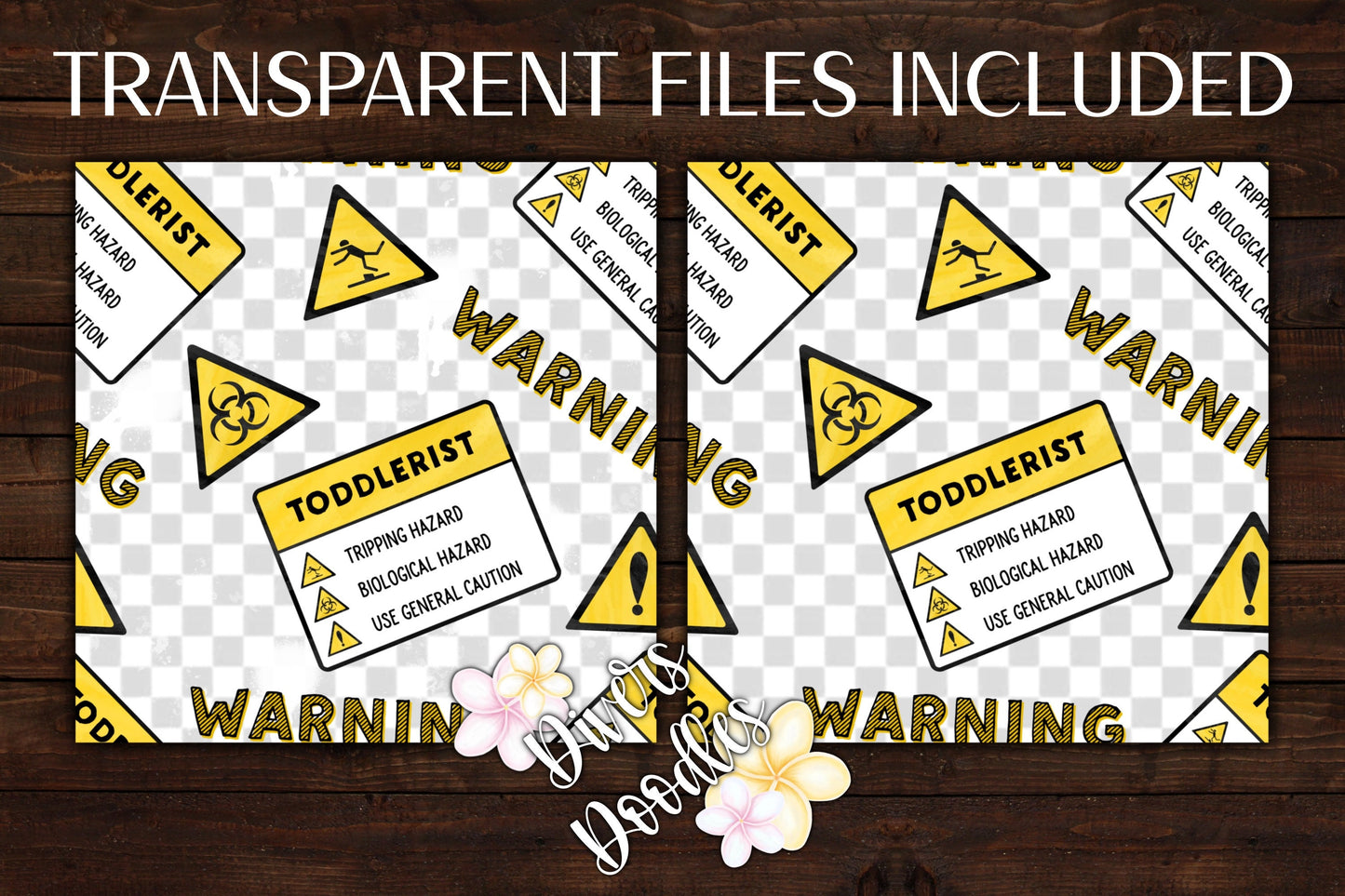 Toddlerist Seamless Pattern, Seamless File for Boys, Funny Kids Sayings, Construction Digital Paper, Boy Digital Paper, Caution Signs File