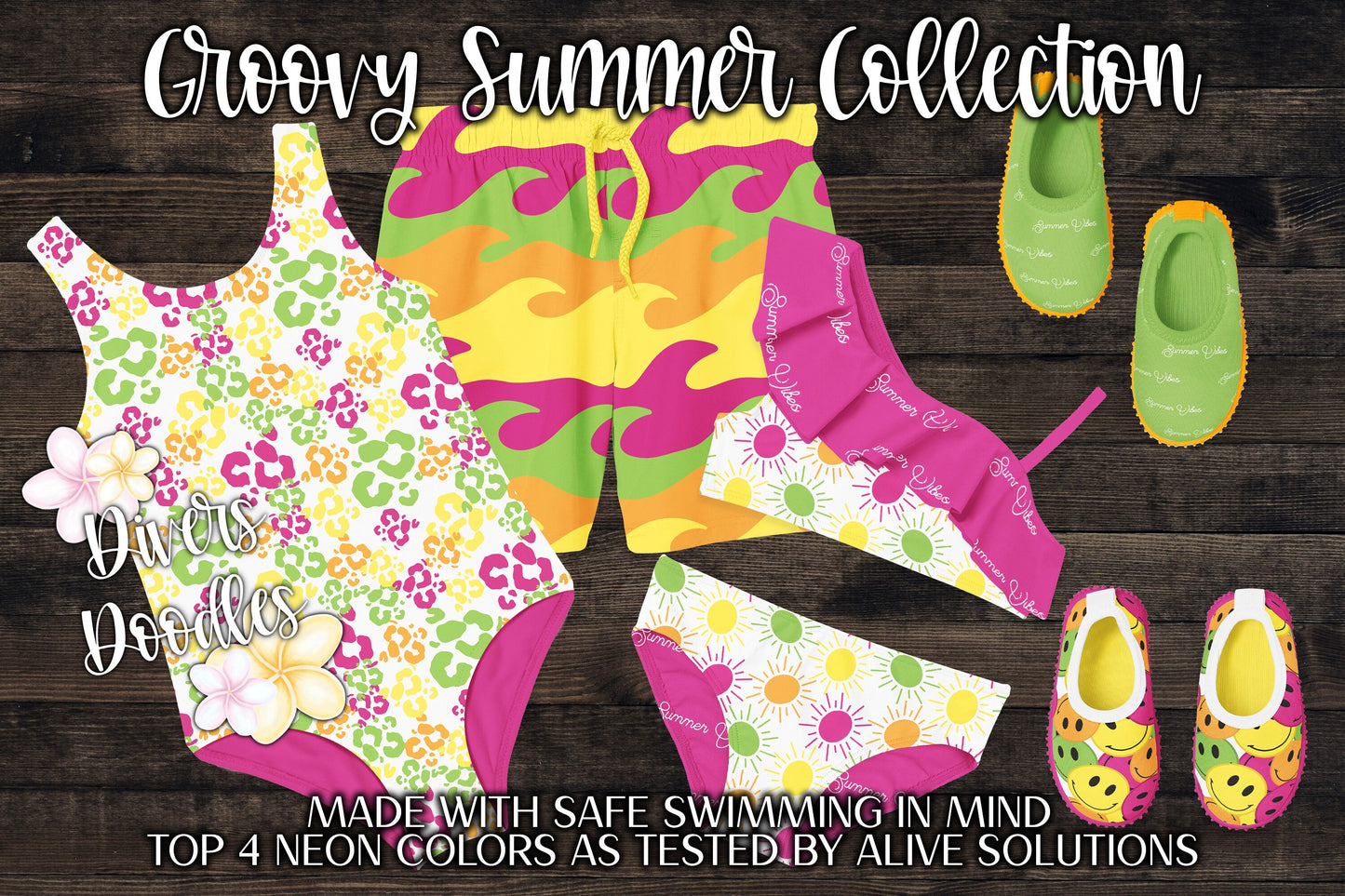 Summer Vibes Seamless Pattern for Tumblers, Summer Digital Paper for Scrapbooking, Bright Seamless File, Retro Seamless Designs