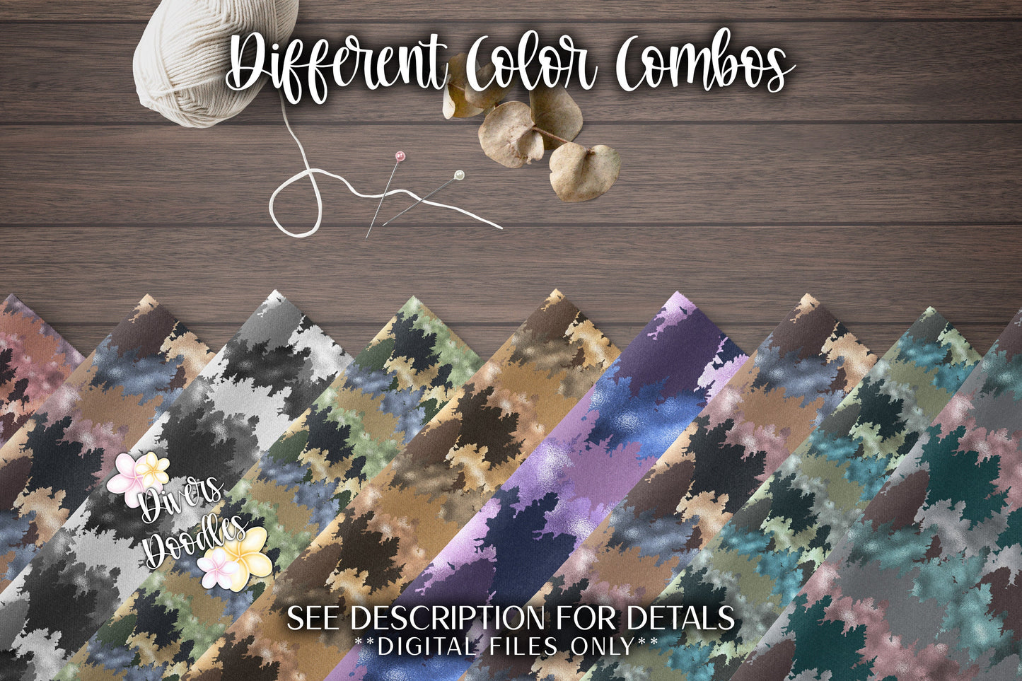 Tree Digital Paper for Wedding, Fall Seamless File for Fabric, Surface Pattern Design, Rose Gold Digital Paper, Outdoor Seamless Pattern