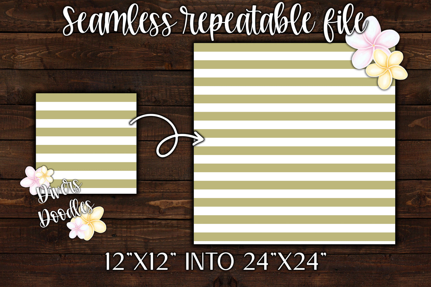 Yellow Striped Digital Paper for Boys, Surface Pattern Design, Boho Stripe Seamless Pattern For Fabric, Muted Retro Seamless File